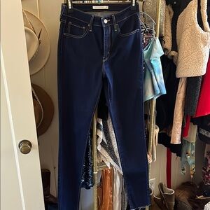 Levi’s 721 High Rise Skinny Blue Jeans